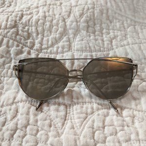 Reflective Geometric Sunglasses